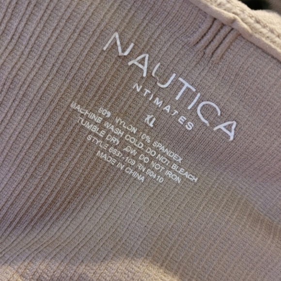 Nautica No Wires Leisure Sports Bra Wide Back Removable Pads XL - Picture 3 of 3
